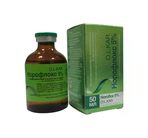 Норофлокс 5% 50 мл O.L.KAR Норофлокс 5% 50 мл O.L.KAR
