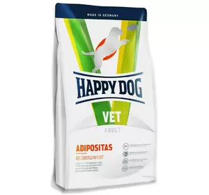 Сухий дієтичний корм Happy Dog VET Diet Adipostas для собак з надлишковою вагою, 4 кг Сухий дієтичний корм Happy Dog VET Diet Adipostas для собак з надлишковою вагою, 4 кг