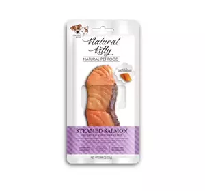 Ласощі для котів і собак Natural Kitty Original Series у вигляді шматочків лосося приготованих на пару 30 г Ласощі для котів і собак Natural Kitty Original Series у вигляді шматочків лосося приготованих на пару 30 г