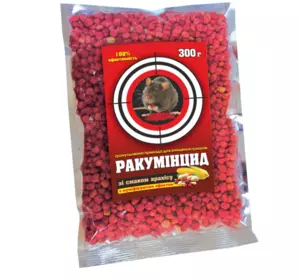 "Ракумінцід NEW" - високоефективна отрута для мишей і щурів, 300 г (Круг) "Ракумінцід NEW" - високоефективна отрута для мишей і щурів, 300 г (Круг)