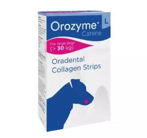 Жувальні смужки Orozyme L (Орозим) для гігієни ротової порожнини для собак від 30 кг Жувальні смужки Orozyme L (Орозим) для гігієни ротової порожнини для собак від 30 кг