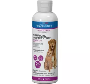 Протипаразитарний шампунь Francodex (Франкодекс) Dimethicone з диметиконом для котів і собак, 200 мл Протипаразитарний шампунь Francodex (Франкодекс) Dimethicone з диметиконом для котів і собак, 200 мл