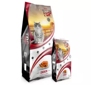 Сухий корм Top Cat Chicken преміум класу з куркою для дорослих котів, 20 кг Сухий корм Top Cat Chicken преміум класу з куркою для дорослих котів, 20 кг