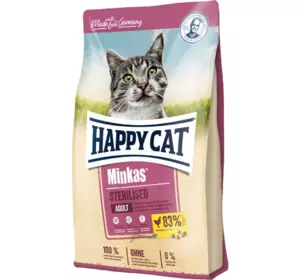 Сухий корм Happy Cat Minkas Sterilised для стерилізованих кішок з птицею, 500 г Сухий корм Happy Cat Minkas Sterilised для стерилізованих кішок з птицею, 500 г