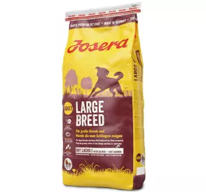 Сухий корм Josera Large Breed (Лардж Брід) для собак великих порід, які часто погано пережовують, 12.5 кг Сухий корм Josera Large Breed (Лардж Брід) для собак великих порід, які часто погано пережовують, 12.5 кг