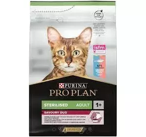 Сухий корм для стерилізованих кішок Purina Pro Plan Sterilised Savoury Duo з тріскою та фореллю 3 кг Сухий корм для стерилізованих кішок Purina Pro Plan Sterilised Savoury Duo з тріскою та фореллю 3 кг