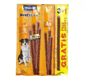 М'ясна паличка для собак Вітакрафт Vitakraft Beef Stick Original ласощі з індичкою 4 шт x 12 г М'ясна паличка для собак Вітакрафт Vitakraft Beef Stick Original ласощі з індичкою 4 шт x 12 г