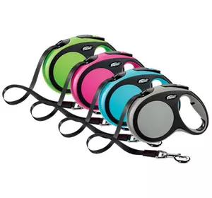 Flexi Comfort L поводок-рулетка ( 5м , стрічка , до 60кг ) Flexi Comfort L поводок-рулетка ( 5м , стрічка , до 60кг )