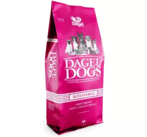 Корм сухий Dagel Dogs Alta Energia для дорослих собак усіх порід з високою фізичною активністю, 20 кг