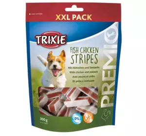 Trixie TX-31803 Premio Chicken and Pollock Stripes XXL 300г - ласощі риба-курча для собак