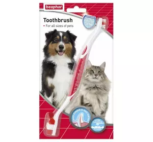 Подвійна зубна щітка Beaphar Toothbrush для собак (13226)