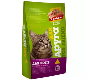 Корм Для Друга зі смаком риби для котів 1 кг O.L.KAR.