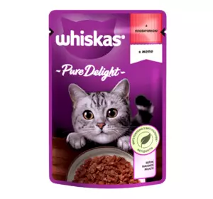 Whiskas (Віскас) Pure Delight з яловичиною у желе для дорослих кішок 85 г Whiskas (Віскас) Pure Delight з яловичиною у желе для дорослих кішок 85 г