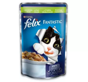 Вологий корм Фелікс Felix Fantastic консерви для кішок з кроликом в желе 85 г Вологий корм Фелікс Felix Fantastic консерви для кішок з кроликом в желе 85 г