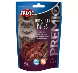 Ласощі для котів Trixie TX-42716 PREMIO Duck Filet Bites з качиною грудкою для кішок 50 г Ласощі для котів Trixie TX-42716 PREMIO Duck Filet Bites з качиною грудкою для кішок 50 г