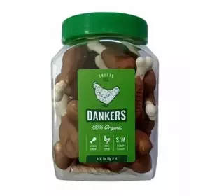 Ласощі для собак м'ясні ніжки з філе курки 500 г (Банка) Ласощі для собак м'ясні ніжки з філе курки 500 г (Банка)