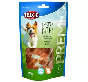 Trixie TX-31533 Premio Chicken Bites 100 гр - ласощі з смаженою куркою для собак Trixie TX-31533 Premio Chicken Bites 100 гр - ласощі з смаженою куркою для собак
