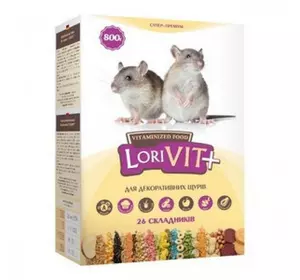 Лоривит+ вітамінізований корм для декоративних щурів 1 кг