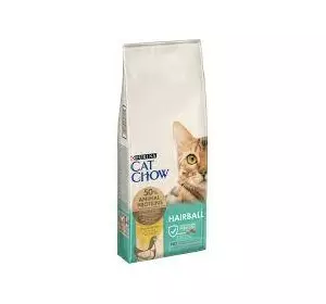 Сухий корм для котів Cat Chow Hairball проти утворення волосяних кульок з куркою 15 кг Сухий корм для котів Cat Chow Hairball проти утворення волосяних кульок з куркою 15 кг