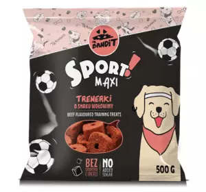 Тренувальні ласощі для собак Містер Бандіт Mr.Bandit Спорт Максі ласощі зі смаком яловичини для собак, 500 г Тренувальні ласощі для собак Містер Бандіт Mr.Bandit Спорт Максі ласощі зі смаком яловичини для собак, 500 г