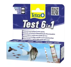 Набір індикаторних тестів для води Tetra «Test 6in1» 25 шт. Набір індикаторних тестів для води Tetra «Test 6in1» 25 шт.