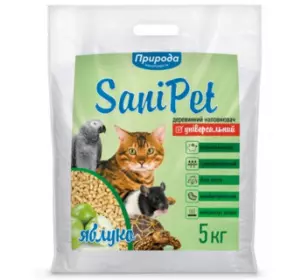 Деревний наповнювач "Природа" "Універсальний Яблуко", 5 кг Деревний наповнювач "Природа" "Універсальний Яблуко", 5 кг