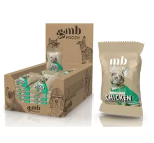 Натуральні ласощі для собак медальйони MB Foody Pet шоубокс 400 г з куркою (в упаковці 100 шт) Натуральні ласощі для собак медальйони MB Foody Pet шоубокс 400 г з куркою (в упаковці 100 шт)