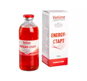 Енерджи-старт 250 мл Vetline (розчин для ін'єкцій) Енерджи-старт 250 мл Vetline (розчин для ін'єкцій)