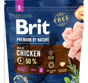 Сухий корм Бріт Brit Premium Adult S для дорослих собак дрібних порід, 3 кг