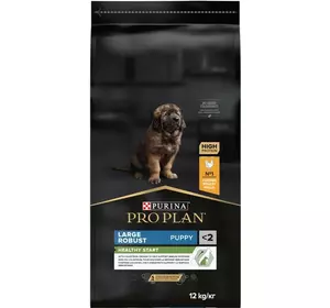 Сухий корм для цуценят великих порід Purina Pro Plan Large Robust Puppy з куркою 12 кг Сухий корм для цуценят великих порід Purina Pro Plan Large Robust Puppy з куркою 12 кг