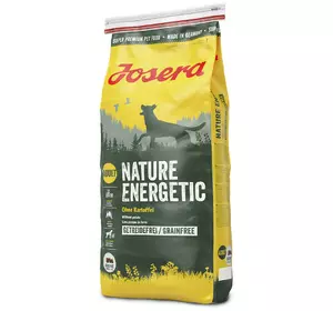 Сухий корм Josera Nature Energetic беззерновой корм для активних собак, 15 кг