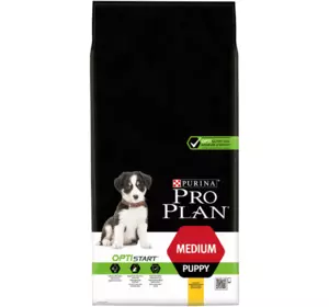 Сухий корм Purina Pro Plan Puppy Medium Optistart для щенят середніх порід з куркою 12 кг Сухий корм Purina Pro Plan Puppy Medium Optistart для щенят середніх порід з куркою 12 кг