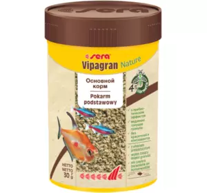 Sera (Сера) Vipagran Nature - Основний корм для всіх риб, що харчуються в середніх шарах води 100 мл (30г)