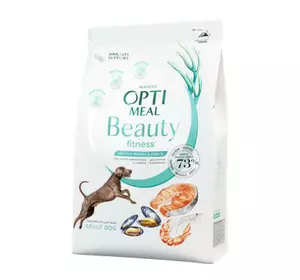 Беззерновий сухий корм Optimeal з морепродуктами для підтримки загального фізичного стану для собак 10 кг