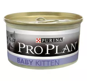 Консервований корм Purina Pro Plan Baby Kitten ніжній мус з куркою для кошенят 85 г Консервований корм Purina Pro Plan Baby Kitten ніжній мус з куркою для кошенят 85 г