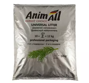 Наповнювач AnimALL деревний для котів 12 кг (10 кг + 2 кг у подарунок) Наповнювач AnimALL деревний для котів 12 кг (10 кг + 2 кг у подарунок)