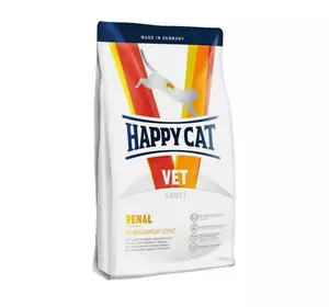 Сухий дієтичний корм Happy Cat VET Diet Renal для котів з хворобами нирок, 4 кг Сухий дієтичний корм Happy Cat VET Diet Renal для котів з хворобами нирок, 4 кг