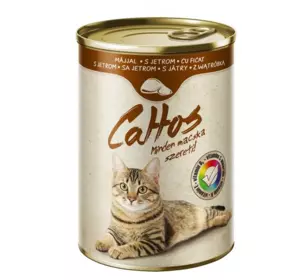 Вологий корм "Cattos" з печінкою, 415г Вологий корм "Cattos" з печінкою, 415г