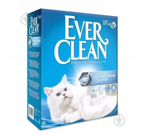 Ever Clean Наповнювач для котячого туалету Екстра сила без запаху 6 л Ever Clean Наповнювач для котячого туалету Екстра сила без запаху 6 л