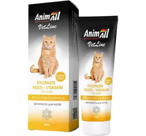 Фітопаста AnimAll VetLine мультивітамінна для котів, 100 г