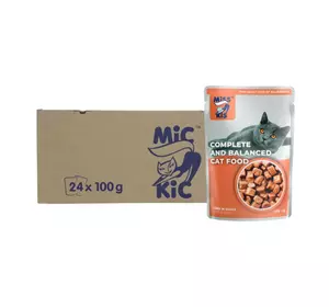 Мис Кіс вологий корм для кішок з ягням в соусі 100 г (блок 24 шт) Мис Кіс вологий корм для кішок з ягням в соусі 100 г (блок 24 шт)