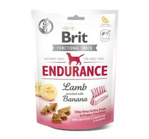 Ласощі для активних собак Brit Care Endurance з ягням і бананом 150 г Ласощі для активних собак Brit Care Endurance з ягням і бананом 150 г