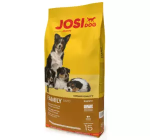 Сухий корм Josera JosiDog Family (ЙозіДог Фемілі) для цуценят, вагітних і годуючих собак, 15 кг Сухий корм Josera JosiDog Family (ЙозіДог Фемілі) для цуценят, вагітних і годуючих собак, 15 кг