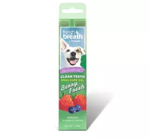 Гель для чищення зубів у собак TropiСlean "Свіжа ягода", 59 мл