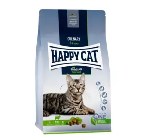 Happy Cat Culinary Weide Lamm сухий корм для дорослих кішок з чутливим травленням з ягням, 300 г
