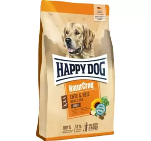 Сухий беззерновий корм Happy Dog NaturCroq Duck&Rice для дорослих собак з качкою та рисом, 11 кг Сухий беззерновий корм Happy Dog NaturCroq Duck&Rice для дорослих собак з качкою та рисом, 11 кг