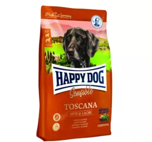 Happy Dog Toscana сухий корм для кастрованих собак та собак з надмірною вагою (качка, лосось), 12,5 кг Happy Dog Toscana сухий корм для кастрованих собак та собак з надмірною вагою (качка, лосось), 12,5 кг