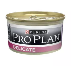 Purina Pro Plan Veterinary Diets Delicate паштет з індичкою для котів з чутливим травленням 85 г Purina Pro Plan Veterinary Diets Delicate паштет з індичкою для котів з чутливим травленням 85 г