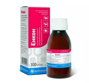 Енкон 100 мл флакон Бровафарма (лікування грибкових уражень шкіри домашніх тварин)