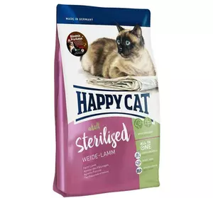 Сухий корм Happy Cat Sterilised Weide Lamm для стерилізованих кішок з ягням, 10 кг